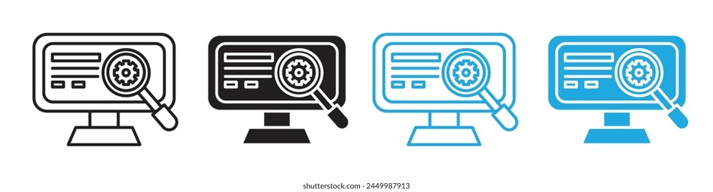 Optimization Tool Icon for Enhancing Online Presence and SEO