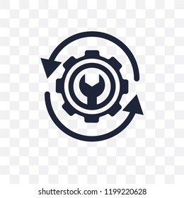 Optimization transparent icon. Optimization symbol design from SEO collection. Simple element vector illustration on transparent background.