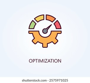 Optimization Vector, Icon Or Logo Sign Symbol Illustration