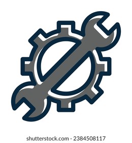 Optimization Vector Thick Line Filled Dark Colors Icons For Personal And Commercial Use.
