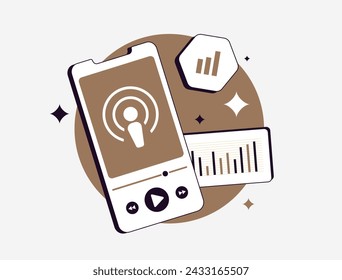 Optimice los podcasts con análisis precisos, indicadores comunes de compromiso, supervise las métricas de podcast y profundice en valiosas percepciones de la audiencia para la creación estratégica de contenido de audio.