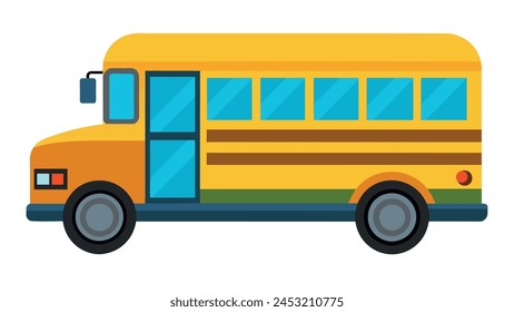 Optimized Adventures School Bus Vector Art for Creative Designs