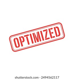Signo de sello de goma optimizado Grunge