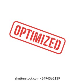 Signo de sello de goma optimizado Grunge