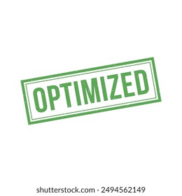 Signo de sello de goma optimizado Grunge