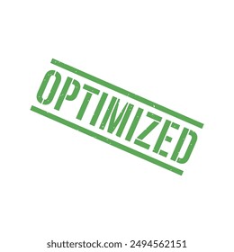 Signo de sello de goma optimizado Grunge