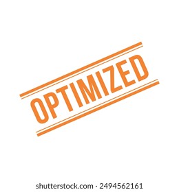 Signo de sello de goma optimizado Grunge