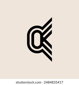 Optimized O Character Logo Design Concept