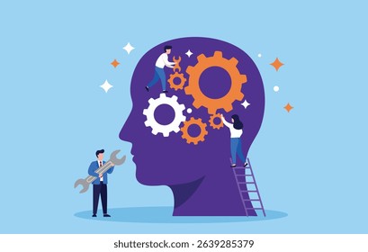 Optimizing Cognitive Performance A Visual Representation of Brain Mechanisms, Mental Processes, and Cognitive Enhancement Strategies
