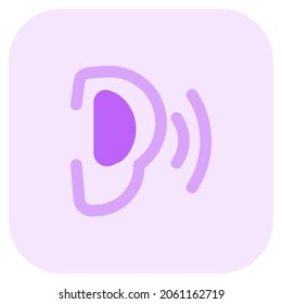 Optimum level sound for a hearing aid