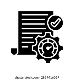 Optimum Results icon glyph Vector Illustration
