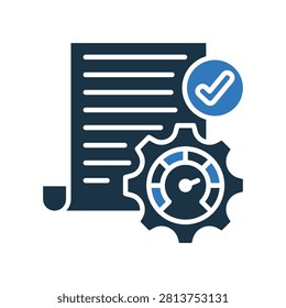 Optimum Results mixed color icon Vector Illustration