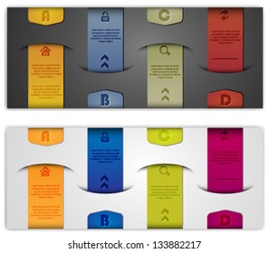 Option banners / Can be used for infographic/ Vector eps10