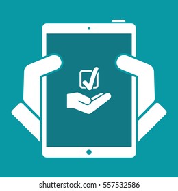 Option check - Minimal vector icon