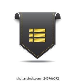 Option golden Vector Icon Design
