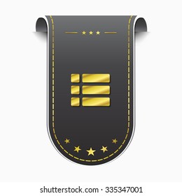 Option golden Vector Icon Design