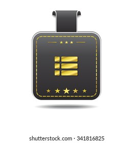 Option golden Vector Icon Design