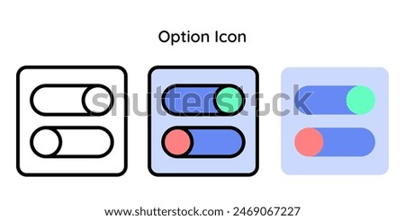 Option Icon related to maintenance, setting, internet, security.