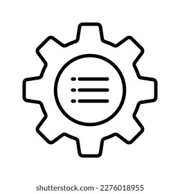 Icono de opción. inicio de sesión para concepto móvil y diseño web. ilustración vectorial
