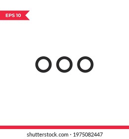 Option icon vector. Menu sign