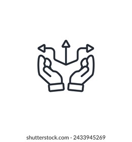 icono de opción. vector.Trazo editable.signo de estilo lineal para el uso de diseño web,logo.Ilustración de símbolo.
