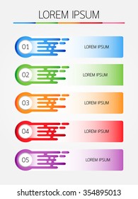 Option infographic, Eps10, vector illustration.