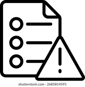 Diseño de Vector de icono de línea de opción