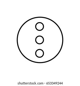 Option line icon. Icon for web and mobile interface