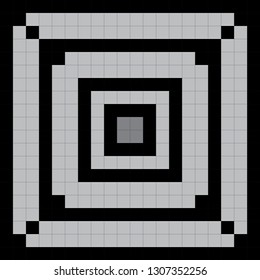 option mosaic tiles in black and gray for the design of walls and floors in the bathroom
