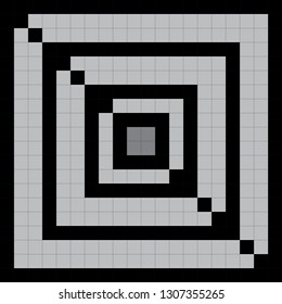 option mosaic tiles in black and gray for the design of walls and floors in the bathroom