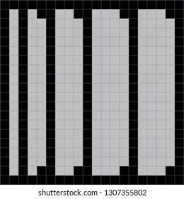 option mosaic tiles in black and gray for the design of walls and floors in the bathroom
