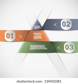 Option paper template eps10 vector illustration