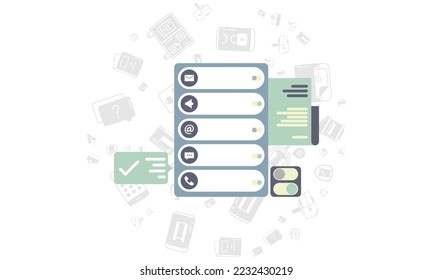 option of receiving notifications on the smartphone