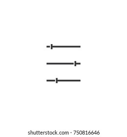 option setting Icon. line style vector illustration