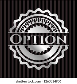 Option silver emblem