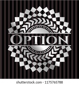 Option silvery emblem