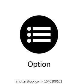 Option Vector icon in here.