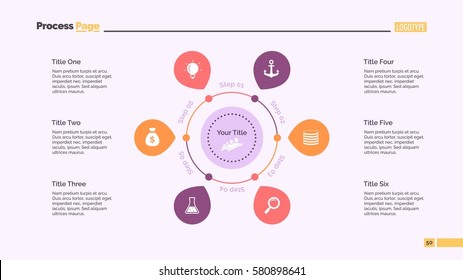 Options Around Main Point Slide Template