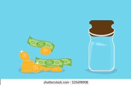 Options for filling cans different amount of liquid. Vector Illustration. EPS10