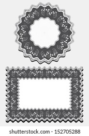 Options frame for napkin.