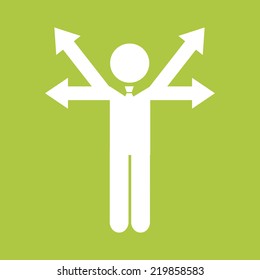 options graphic design , vector illustration