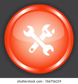 options icon 3d, for Internet icon and application icon. Vector eps 10.