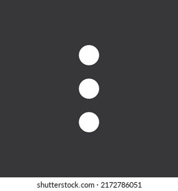 Options icon on grey background
