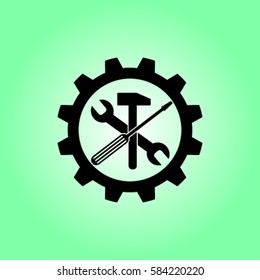 Options  icon, service vector illustration