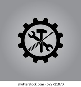 Options  icon, service vector illustration