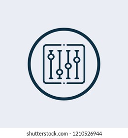 Options icon. Vector illustration