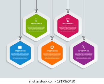 Opciones infografía, escala de tiempo, plantilla de diseño para presentaciones de negocios o banner de información.  