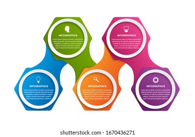 Options infographics template. Infographics for business presentations or information banner. 