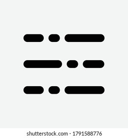 Options Line Icon - Vector Illustration
