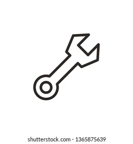 Options, preferences vector icon. Element of design tool for mobile concept and web apps vector. Thin line icon for website design and development, app development. Vector icon